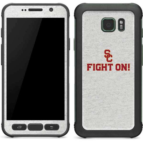 University of Southern California USC Fight On Grey Galaxy S7 Active Skin