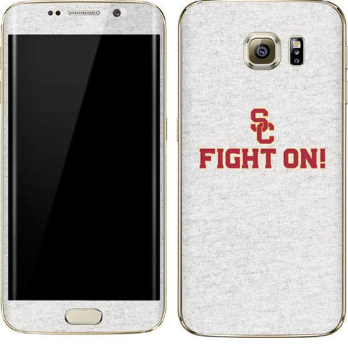 University of Southern California USC Fight On Grey Galaxy S7 Edge Skin
