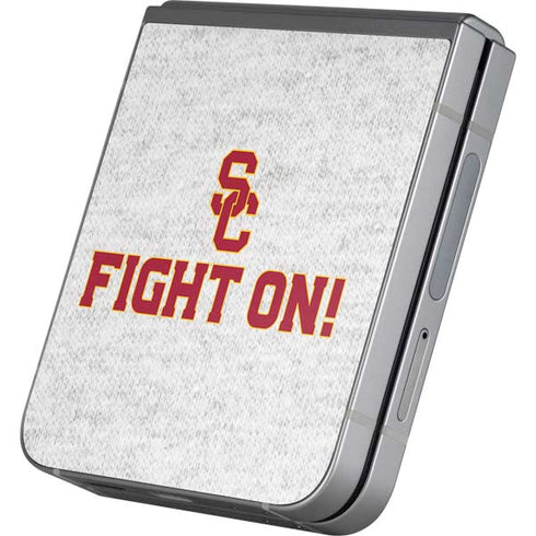 University of Southern California USC Fight On Grey Galaxy Z Flip6 Skin