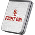University of Southern California USC Fight On Grey Galaxy Z Flip6 Skin