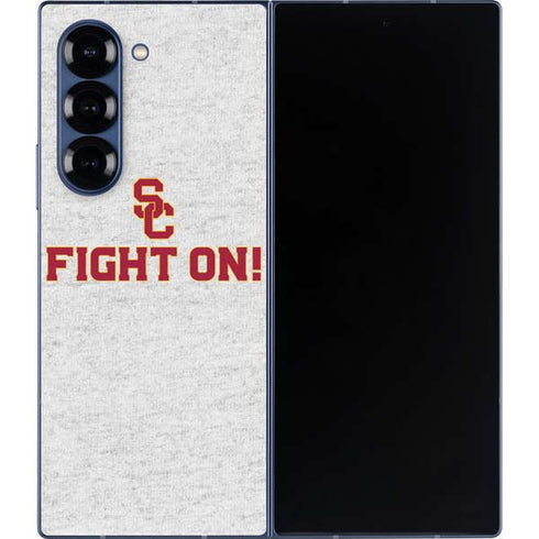 University of Southern California USC Fight On Grey Galaxy Z Fold6 Skin