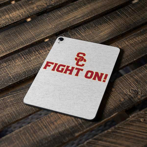 University of Southern California USC Fight On Grey Apple iPad Pro Skin