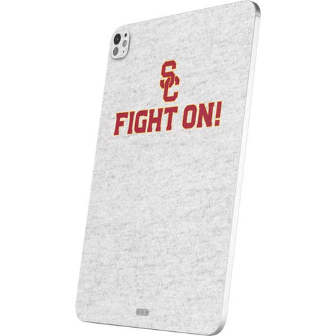 University of Southern California USC Fight On Grey iPad Pro 13in M4 (2024) Skin