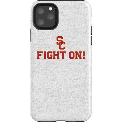 University of Southern California USC Fight On Grey iPhone Cases