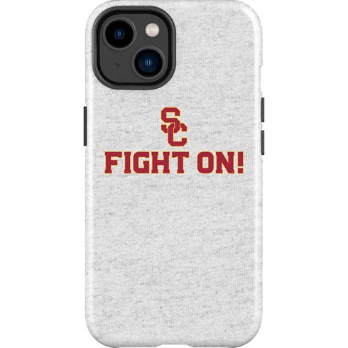 University of Southern California USC Fight On Grey iPhone 15 Impact Case