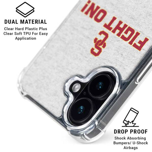 University of Southern California USC Fight On Grey iPhone 16 MagSafe Case