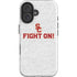 University of Southern California USC Fight On Grey iPhone 16 Plus Impact Case