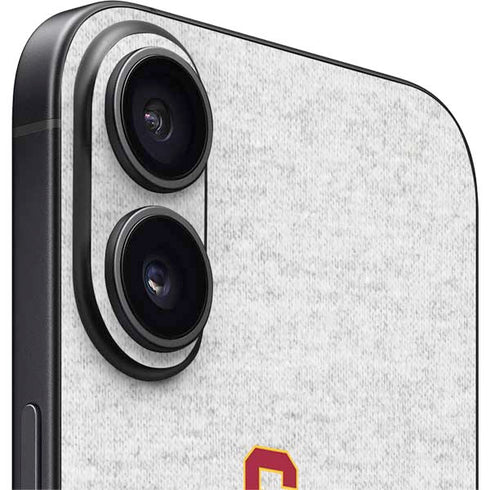 University of Southern California USC Fight On Grey iPhone 16 Plus Skin
