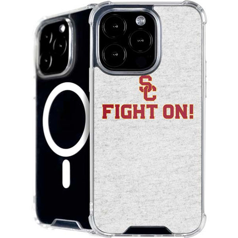 University of Southern California USC Fight On Grey iPhone 16 Pro Max MagSafe Case