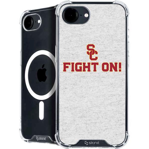 University of Southern California USC Fight On Grey iPhone 16e MagSafe Case