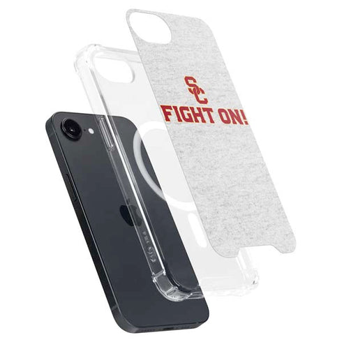 University of Southern California USC Fight On Grey iPhone 16e MagSafe Case