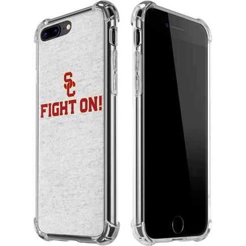 University of Southern California USC Fight On Grey iPhone Cases