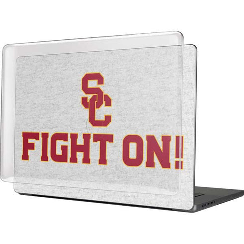 University of Southern California USC Fight On Grey MacBook Cases