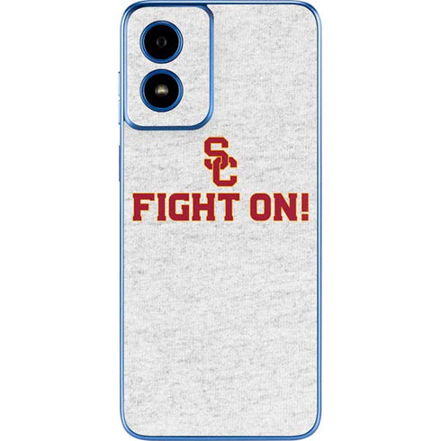 University of Southern California USC Fight On Grey Moto G Play 4G (2024) Skin