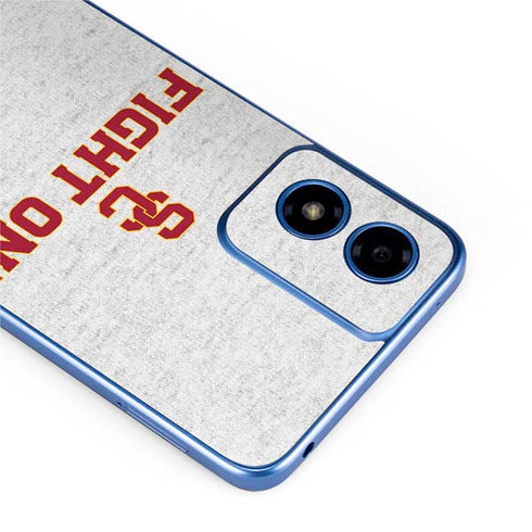 University of Southern California USC Fight On Grey Moto G Play 4G (2024) Skin