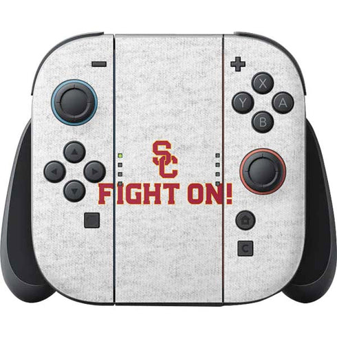 University of Southern California USC Fight On Grey Nintendo Skins