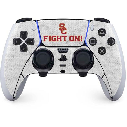 University of Southern California USC Fight On Grey PlayStation PS5 Skins