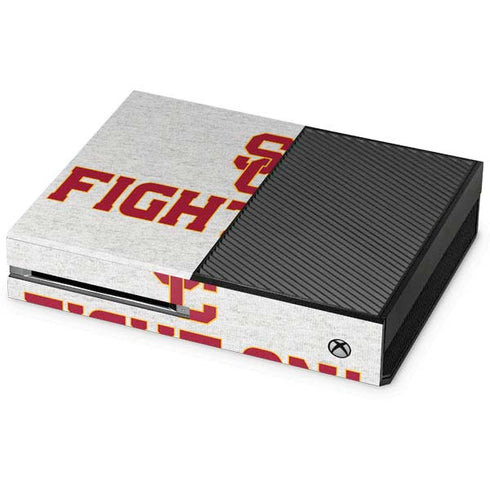 University of Southern California USC Fight On Grey Xbox One Skins