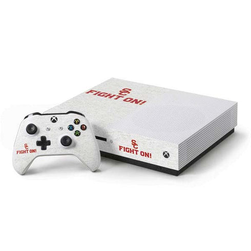 University of Southern California USC Fight On Grey Xbox One Skins
