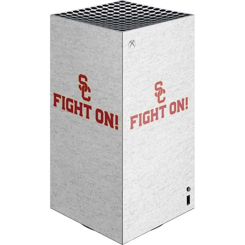 University of Southern California USC Fight On Grey Xbox Series X Skins