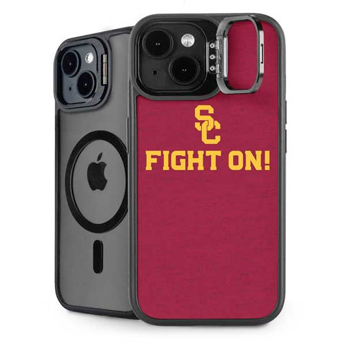 University of Southern California USC Fight On iPhone 14 Kickstand Case