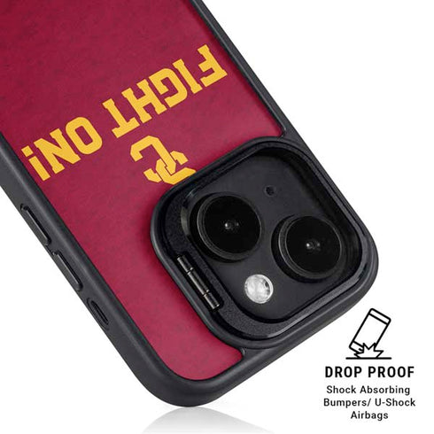 University of Southern California USC Fight On iPhone 14 Plus Kickstand Case