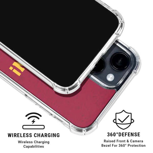 University of Southern California USC Fight On iPhone 15 Clear Case