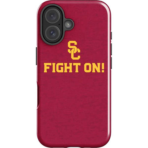 University of Southern California USC Fight On iPhone 16 Plus Impact Case
