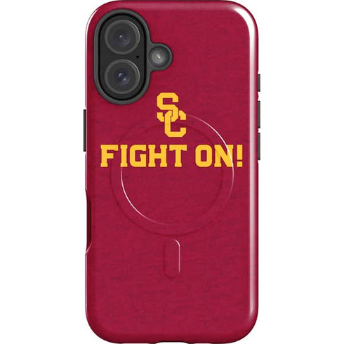 University of Southern California USC Fight On iPhone 16 Plus Magsafe Impact Case