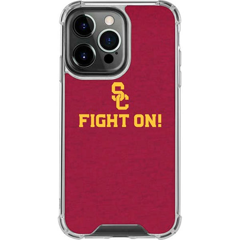 University of Southern California USC Fight On iPhone 16 Pro Clear Case