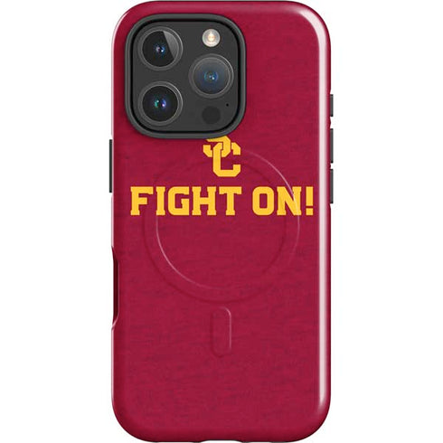 University of Southern California USC Fight On iPhone 16 Pro Max Magsafe Impact Case