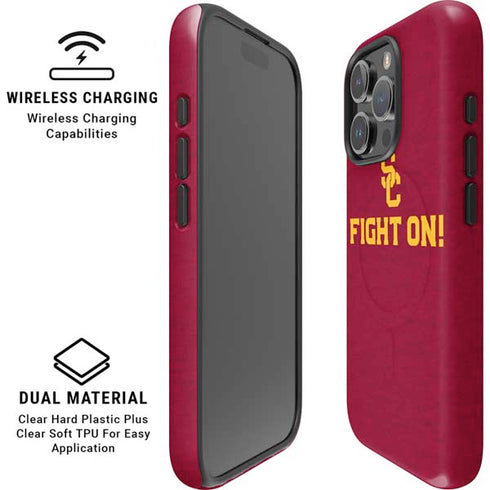 University of Southern California USC Fight On iPhone 16 Pro Max Magsafe Impact Case