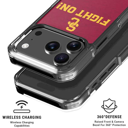 University of Southern California USC Fight On iPhone 18 Pro Clear Case