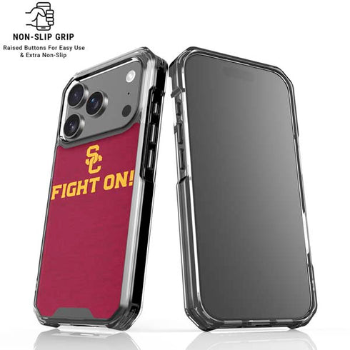University of Southern California USC Fight On iPhone 18 Pro Clear Case