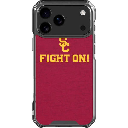 University of Southern California USC Fight On iPhone 18 Pro Max Clear Case