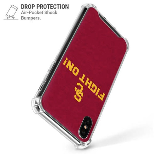 University of Southern California USC Fight On iPhone X/XS Clear Case