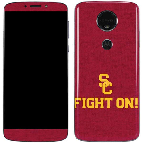 University of Southern California USC Fight On Moto E5 Plus Skin