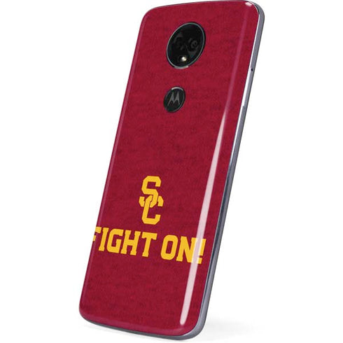 University of Southern California USC Fight On Moto E5 Plus Skin