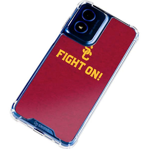 University of Southern California USC Fight On Moto G 5G (2024) Clear Case