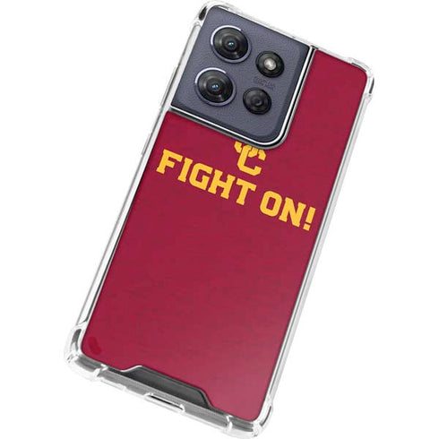 University of Southern California USC Fight On Moto G Power 5G (2025) Clear Case