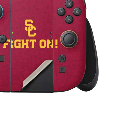 University of Southern California USC Fight On Nintendo Switch 2 (2025) Joy-Con Controller Skin