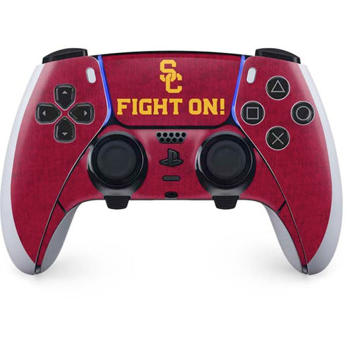 University of Southern California USC Fight On PS5 DualSense Edge Pro Controller Skin