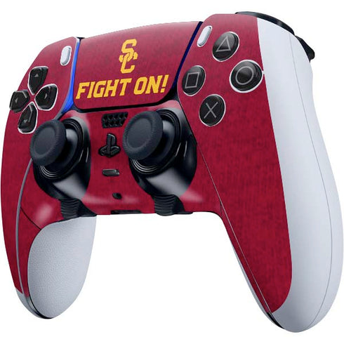 University of Southern California USC Fight On PS5 DualSense Edge Pro Controller Skin
