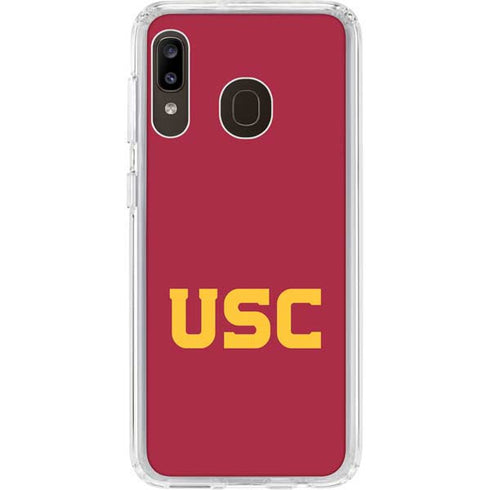 University of Southern California USC Galaxy A20 Clear Case