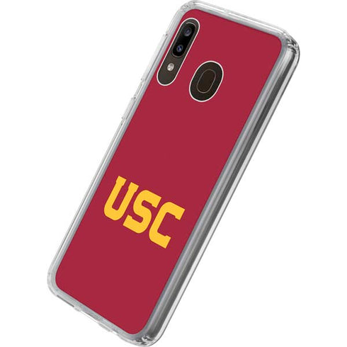 University of Southern California USC Galaxy A20 Clear Case