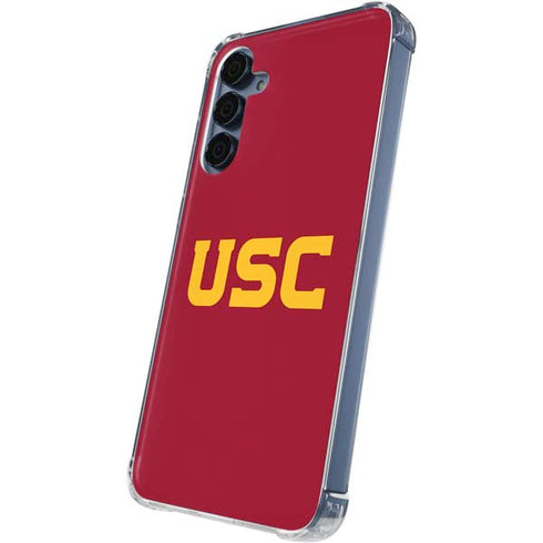 University of Southern California USC Galaxy A35 5G Clear Case