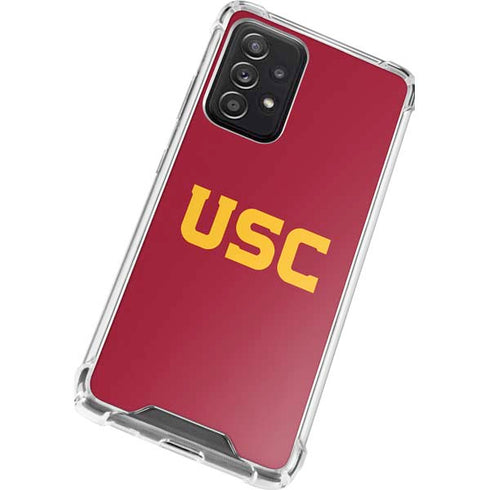 University of Southern California USC Galaxy A52 5G Clear Case