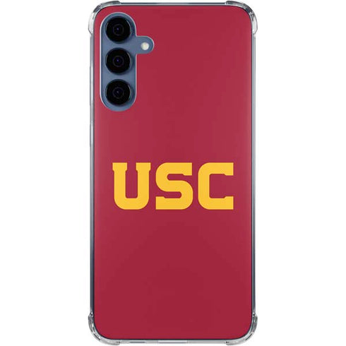 University of Southern California USC Galaxy A55 5G Clear Case