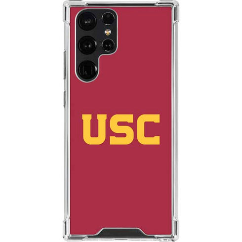 University of Southern California USC Galaxy S22 Ultra Clear Case