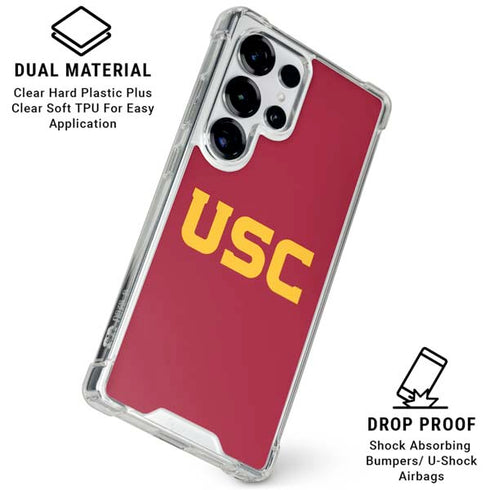 University of Southern California USC Galaxy S26 Ultra Clear Case